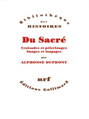 cover image of Du Sacré